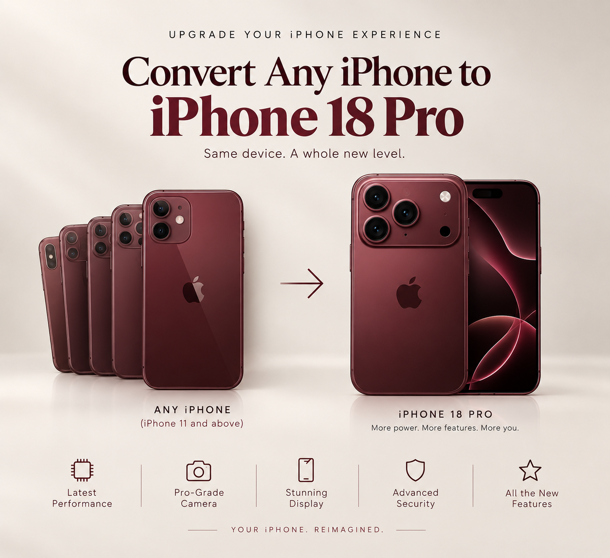 iPhone 18 Pro Conversion Kit